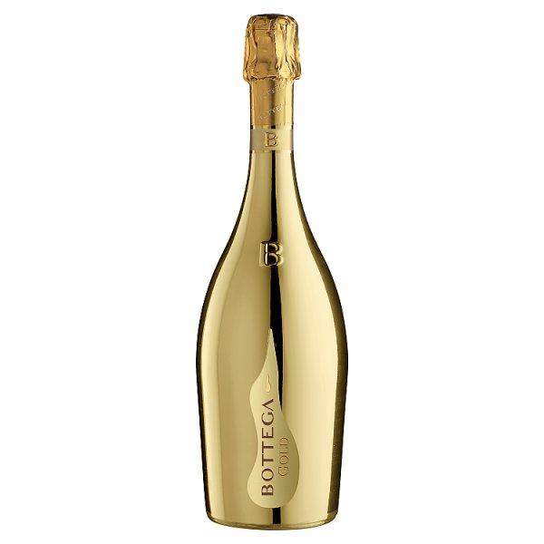 Bottega Gold Prosecco DOC Spumante Brut 75cl (Pack of 1)