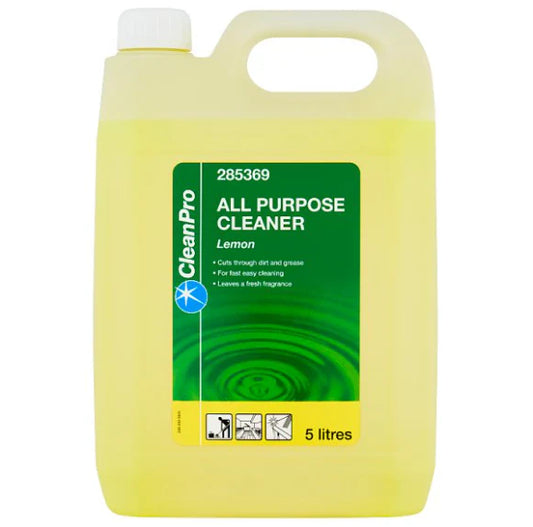 CleanPro All Purpose Cleaner Lemon 5 Litres - Bulkbuydirect