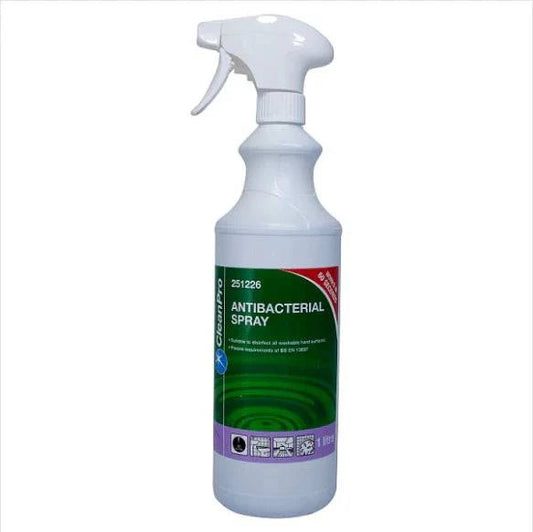 CleanPro Antibacterial Spray 1 Litre (Pack of 6) - Bulkbuydirect