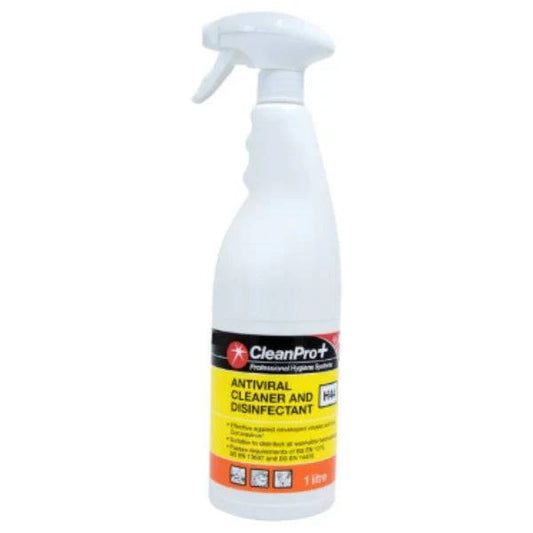 CleanPro+ Antiviral Cleaner and Disinfectant H44 1 Litre (Pack of 1) - Bulkbuydirect