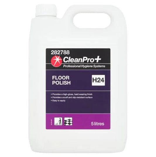 CleanPro+ Floor Polish H24 5 Litres (Pack of 1) - Bulkbuydirect