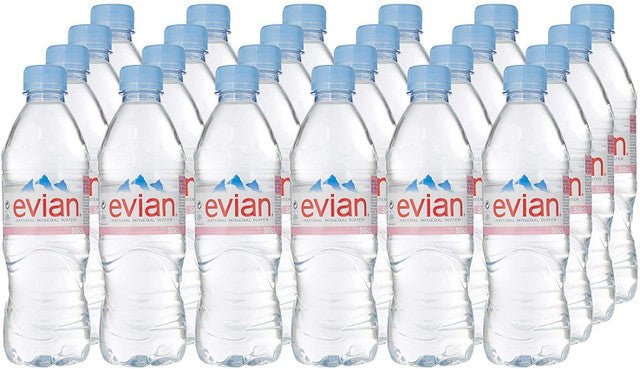 Evian Mineral Water 500ml (24 Pack)