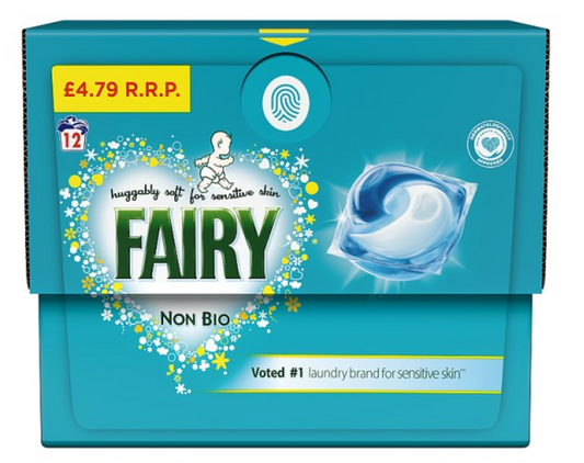 Fairy Non Bio PODS® For Sensitive Skin, 12 Washes