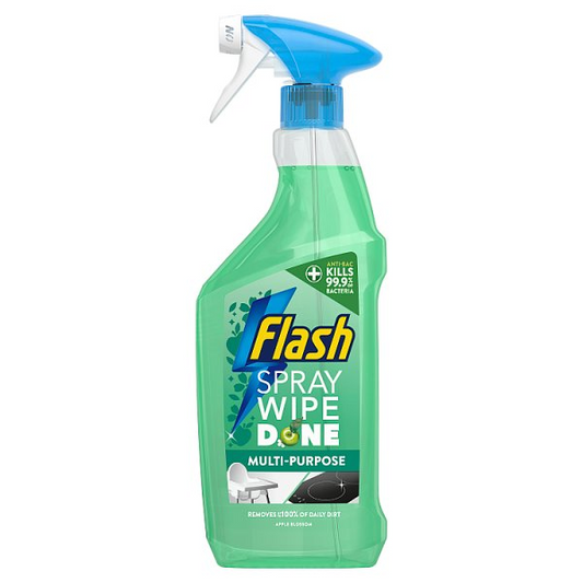 Flash Spray Wipe Done Apple Blossom Cleaning Spray