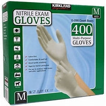 Kirkland Signature Nitrile Gloves Medium 2x200pk