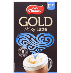 Cafe Classic Gold Milky Latte 8 x 14g (112g) (Pack of 8)