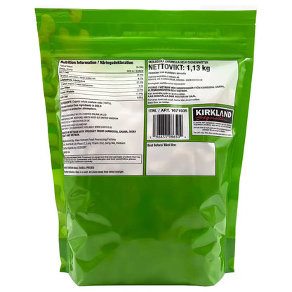 Kirkland Signature Organic Cashews Bag, 1.13kg (Pack of 1) - Bulkbuydirect