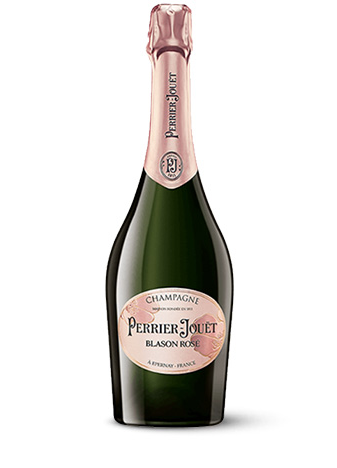 NV Blason Rose Brut, Perrier Jouet Champagne - case of six 75cl bottles - Bulkbuydirect