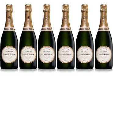 NV La Cuvee, Laurent Perrier Champagne - case of six 75cl bottles - Bulkbuydirect