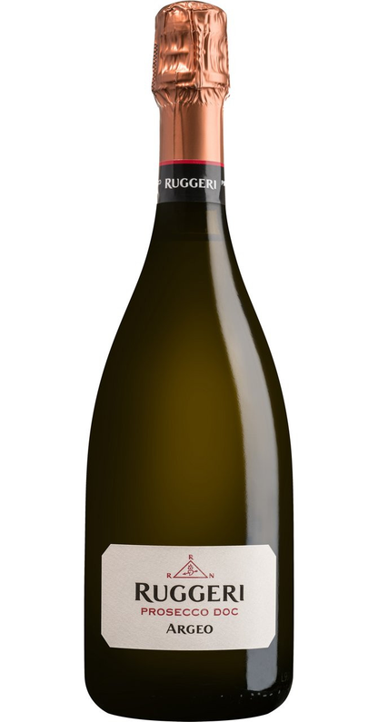 NV Prosecco Brut Argeo, Ruggeri - case of six 75cl bottles - Bulkbuydirect