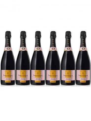 Rosé Veuve Clicquot Ponsardin Champagne 75CL case of six bottles - Bulkbuydirect