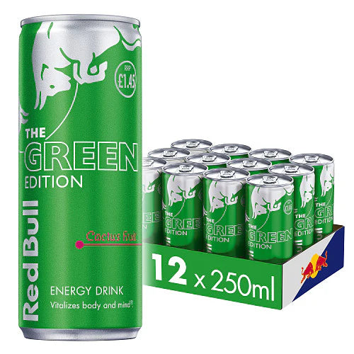 Red Bull Green Edition Cactus, 12 x 250ml