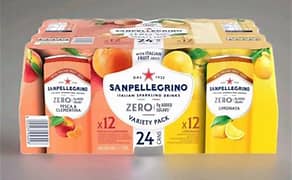 San Pellegrino Zero Lemon & Peach 4x6x330ml