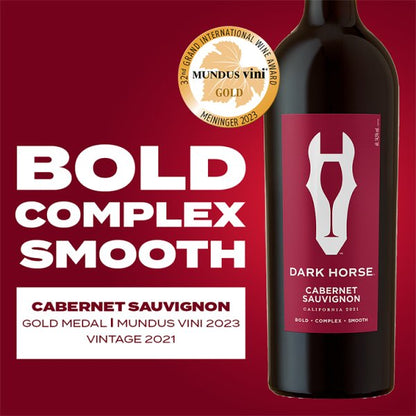 Dark Horse Cabernet Sauvignon Red Wine 750ml (Pack of 6)