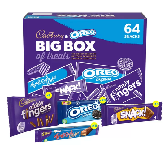 Cadbury & Oreo 64 Big Box of Treats 1790g