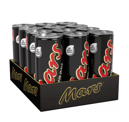 Mars Chocolate Milk Drink, 12 x 250ml - Indulge in Milky Mars Bliss