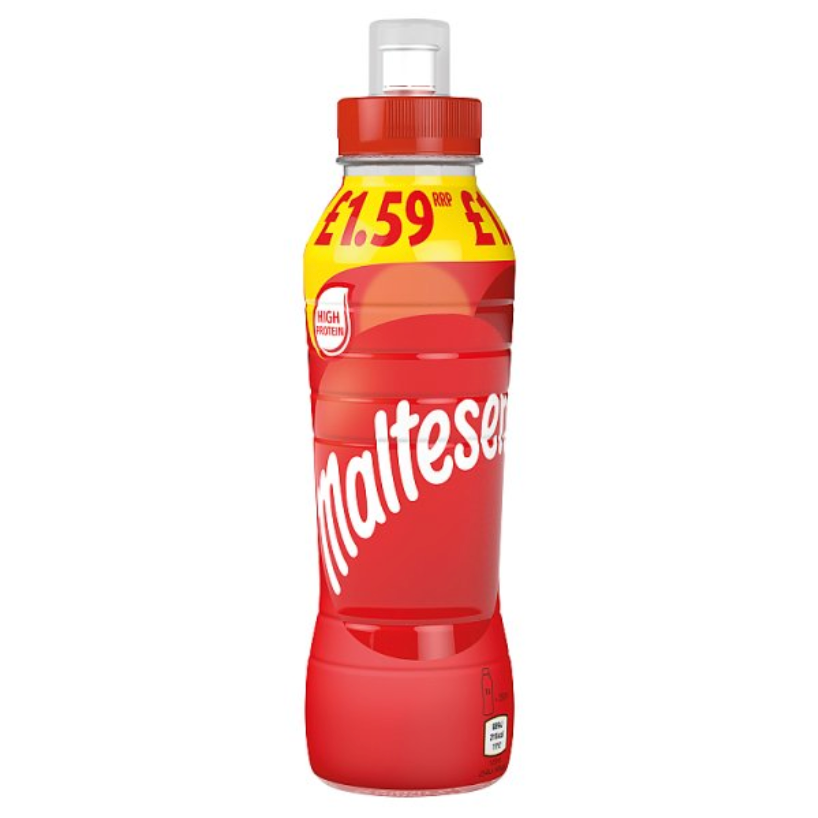 Maltesers Chocolate Milk Shake Drink 350ml, Case of 8