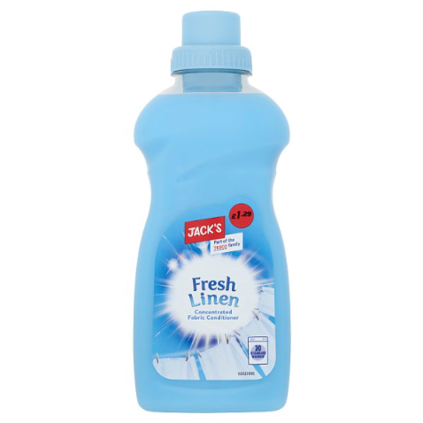 Jack's Fresh Linen Concentrated Fabric Conditioner 30 Washes 750ml (Case of 8)