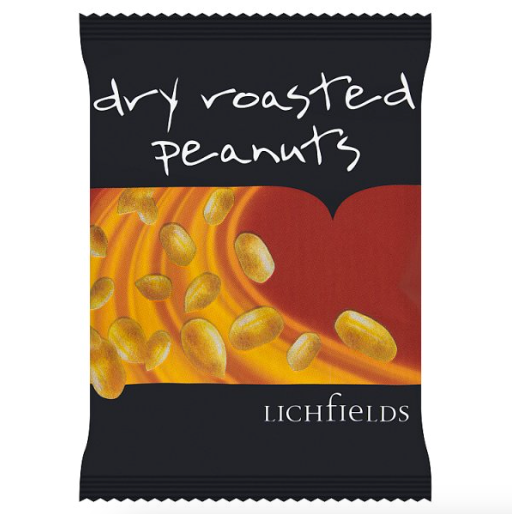 Lichfields Dry Roasted Peanuts 50g x 24