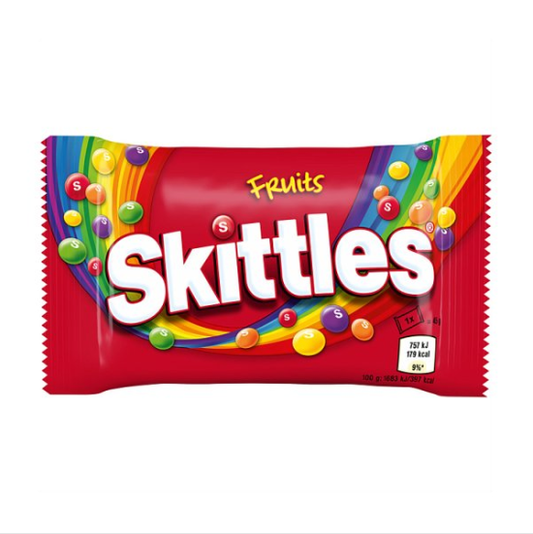 Skittles Fruits Sweets Bag 45g (case of 36)