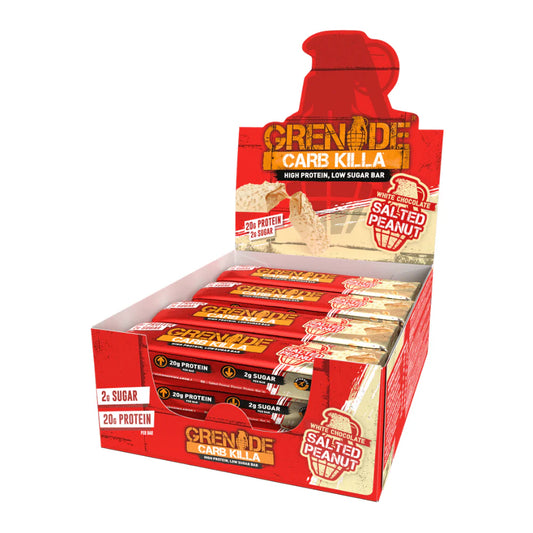 Grenade White Chocolate Salted Peanut Flavour 12 x 60g