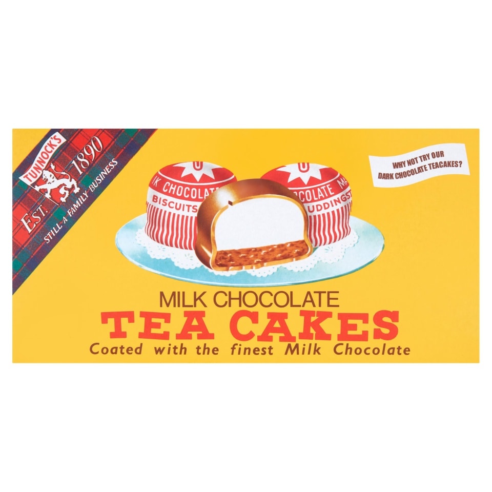 Tunnock's Milk Chocolate Tea Cakes 36 x 24g (Pack of 288)