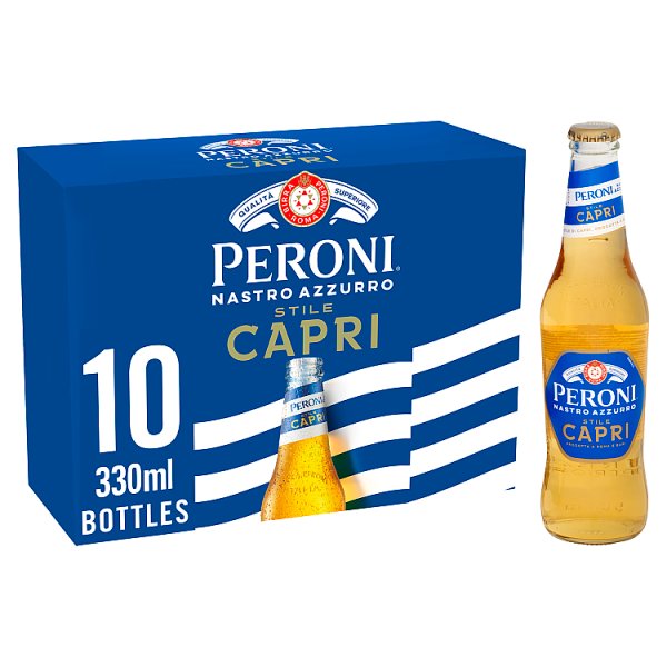 Peroni Stile Capri Beer Lager Bottles 10x330ml (Pack of 1)