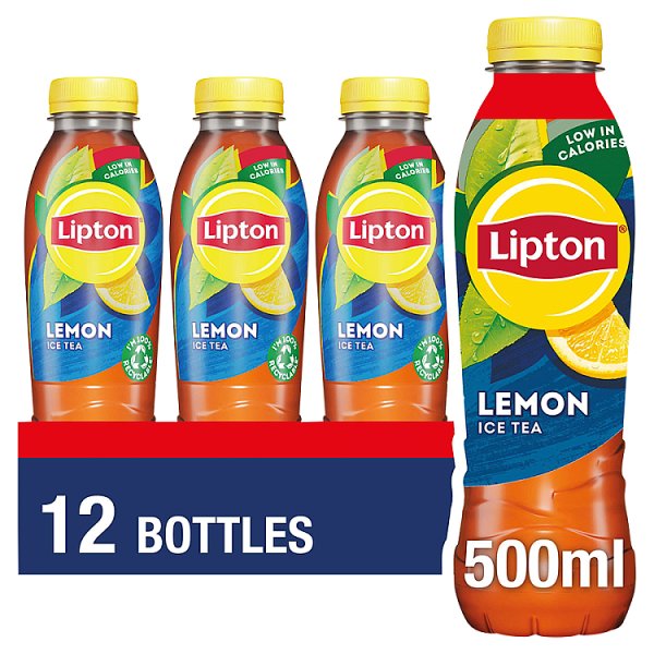 Lipton Lemon Ice Tea 500ml (Pack of 12)