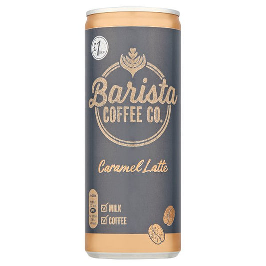 Barista Coffee Co. Caramel Latte 250ml (Pack of 12) - Bulkbuydirect
