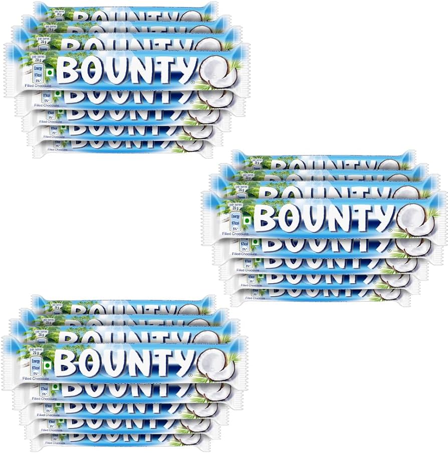 Bounty Coconut & Milk Chocolate, 57g x 24 - Bulkbuydirect