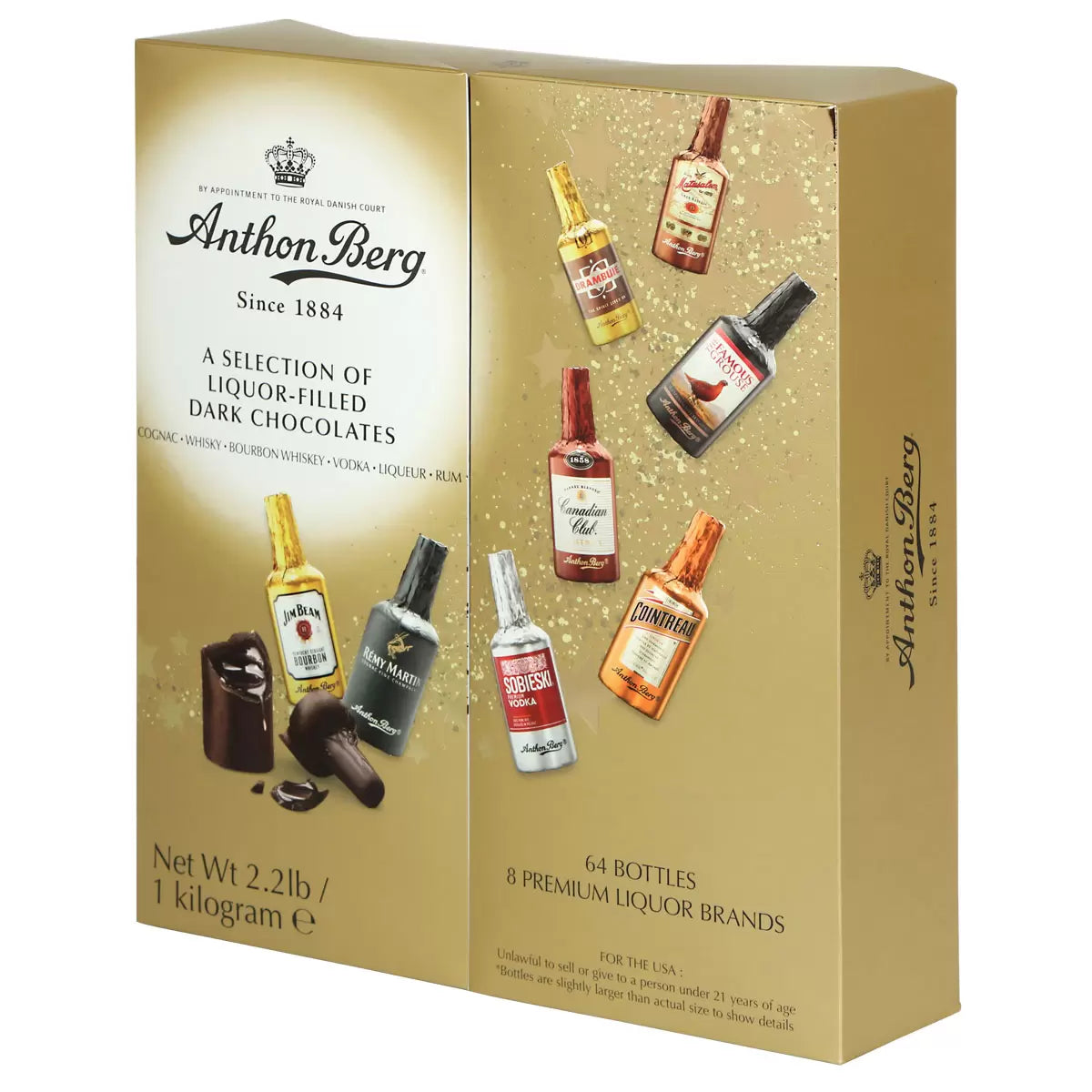 Anthon Berg Chocolate Liqueurs, 1kg - Bulkbuydirect