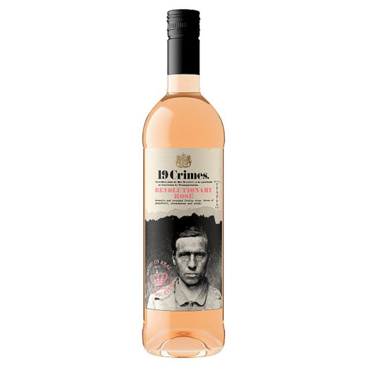 19 Crimes Revolutionary Rosé 750ml (Pack of 6) - Bulkbuydirect