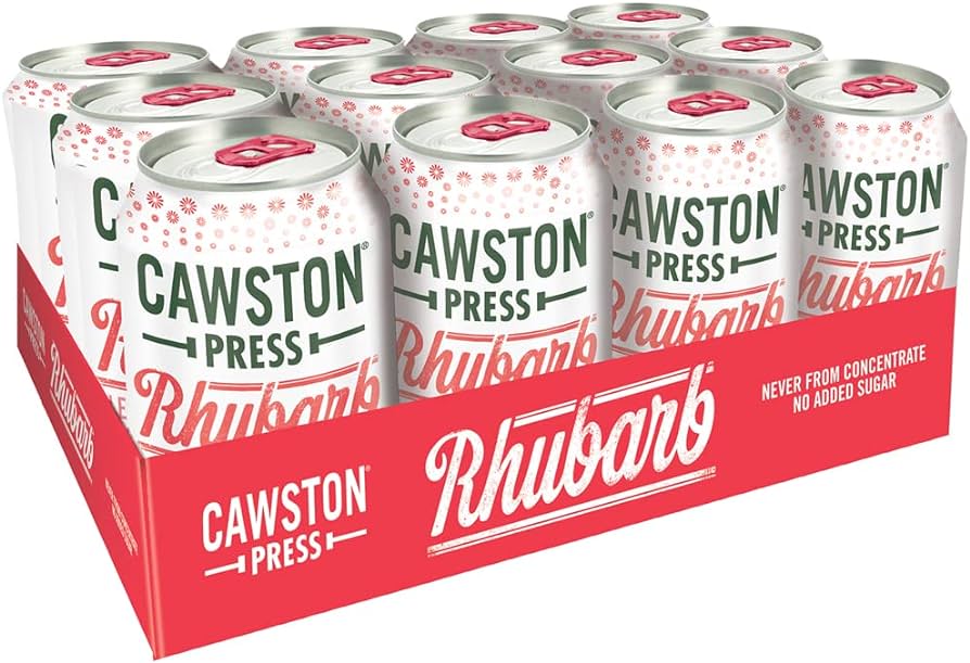 Cawston Press Rhubarb 330ml, Case of 24 - Bulkbuydirect