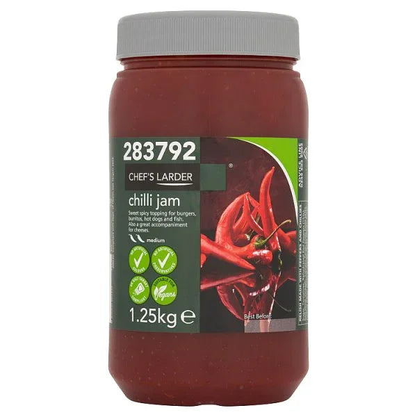Chef's Larder Chilli Jam 1.25kg (Pack of 1) - Bulkbuydirect