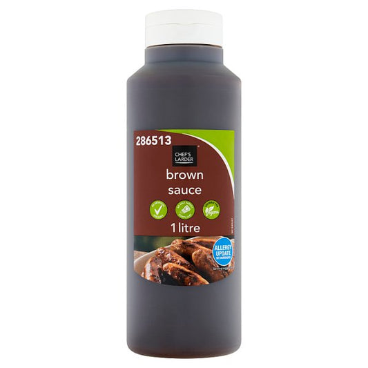 Chef's Larder Brown Sauce 1 Litre (Pack of 6) - Bulkbuydirect