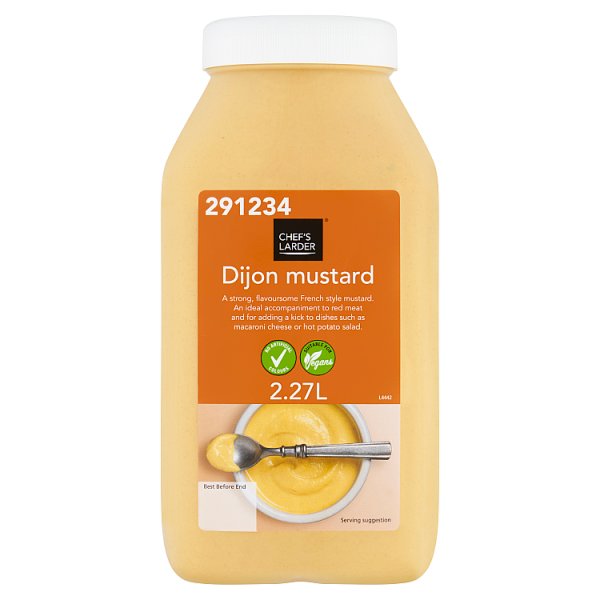 Chef's Larder Dijon Mustard 2.27 L (Pack of 1) - Bulkbuydirect