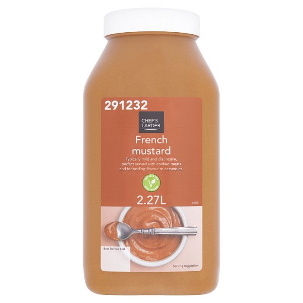 Chef's Larder French Mustard 2.27L (Pack of 2) - Bulkbuydirect
