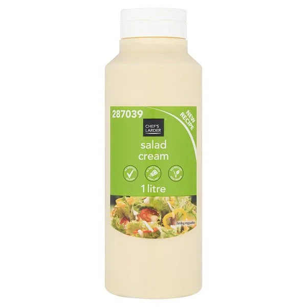 Chef's Larder Salad Cream 1 litre (Pack of 6) - Bulkbuydirect