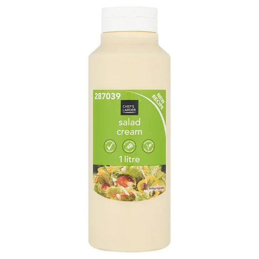 Chef's Larder Salad Cream 1 litre (Pack of 6) - Bulkbuydirect