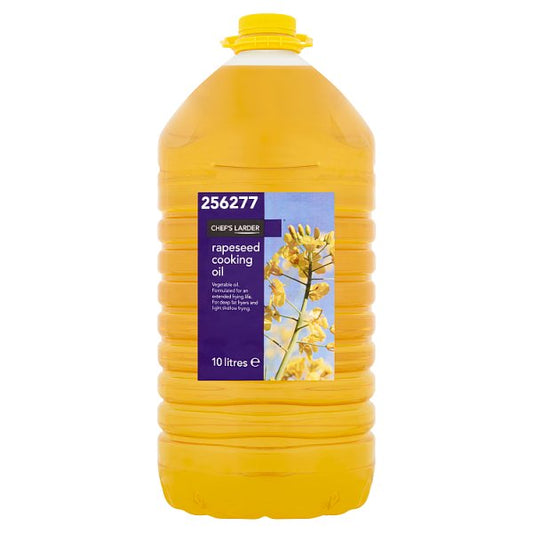 Chef's Larder Rapeseed Cooking Oil 10 Litres (Pack of 2) - Bulkbuydirect