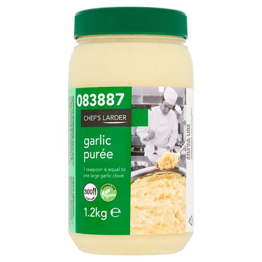 Chef's Larder Garlic Purée 1.2kg (Pack of 4) - Bulkbuydirect