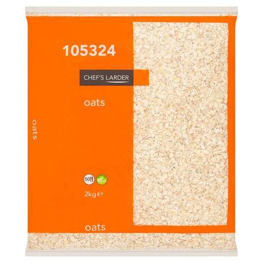 Chef's Larder Oats 2kg (Pack of 4) - Bulkbuydirect
