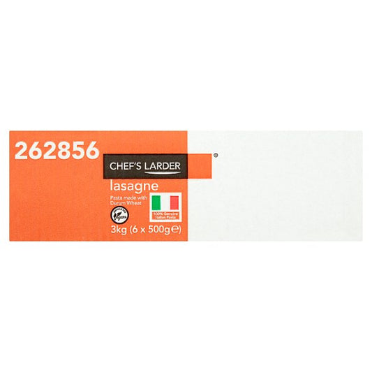 Chef's Larder Lasagne 6 x 500g (3kg) (Pack of 1) - Bulkbuydirect