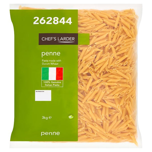 Chef's Larder Penne 3kg ( Pack of 1) - Bulkbuydirect