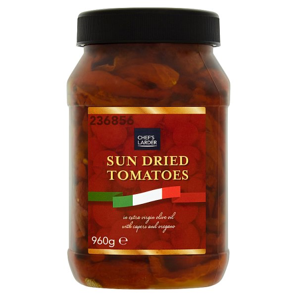 Chef's Larder Sun Dried Tomatoes in Extra Virgin Olive Oil 960g (Pack of 1) - Bulkbuydirect