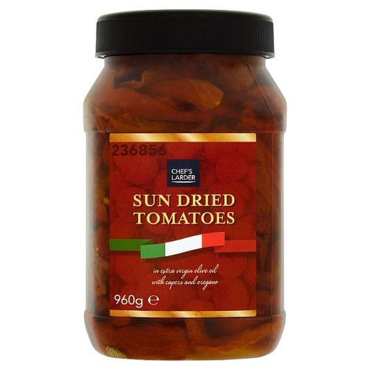 Chef's Larder Sun Dried Tomatoes in Extra Virgin Olive Oil 960g (Pack of 1) - Bulkbuydirect