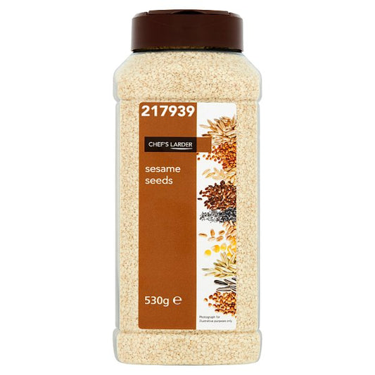 Chef's Larder Sesame Seeds 530g  (Pack of 6) - Bulkbuydirect