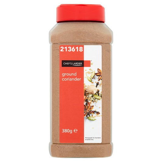 Chef's Larder Ground Coriander 380g (Pack of 1) - Bulkbuydirect