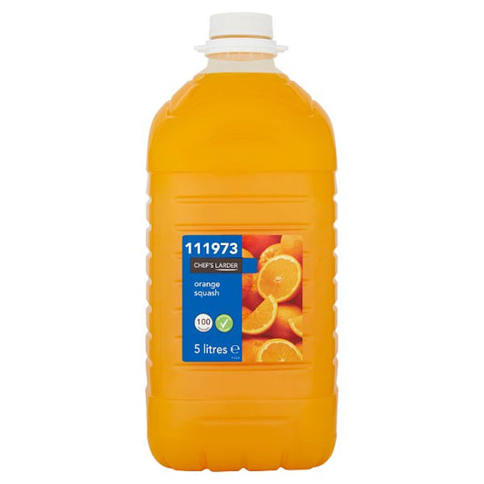 Chef's Larder Orange Squash 5 Litres (pack of 2) - Bulkbuydirect