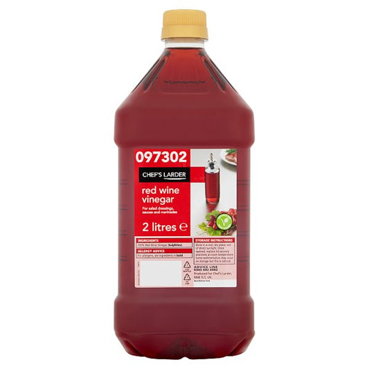 Chef's Larder Red Wine Vinegar 2 Litres (Pack of 1) - Bulkbuydirect
